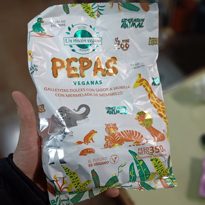 review photo of Un Rincón Vegano Pepas Galletitas Dulces con Sabor a Vainilla con Mermelada de Membrillo shared by @lisandrowinter on 01 Jun 2020 - review