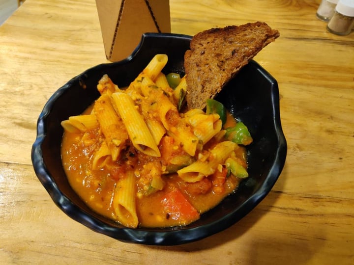 photo of Ubuntu Community - The Vegan Cafe Penne Pasta shared by @surajitkarak on  19 Feb 2020 - review