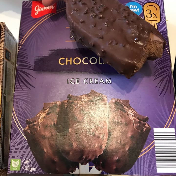 photo of Gianni's Dairy Free Chocolate Ice Creams shared by @vegansuttonmama on  17 Mar 2021 - review