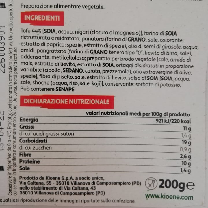 review photo of Kioene Cotoletta vegetale shared by @lauragiommi on 02 Apr 2022 - review