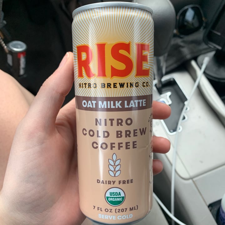 review photo of Rise Nitro Brewing Co. Oat Milk Latte shared by @narratedbynatalie on 25 May 2021 - review