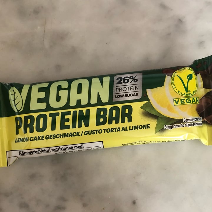 photo of IronMaxx Barretta Proteica Vegan shared by @lucyvegan83 on  27 Jun 2022 - review