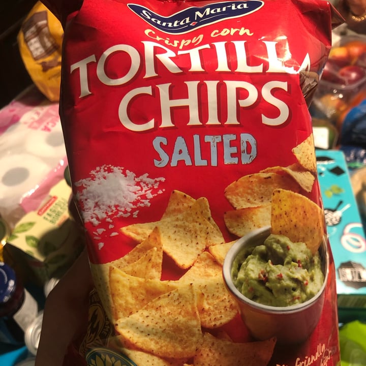 photo of Santa María Salted Tortilla Chips shared by @giuliazzi on  31 Oct 2022 - review