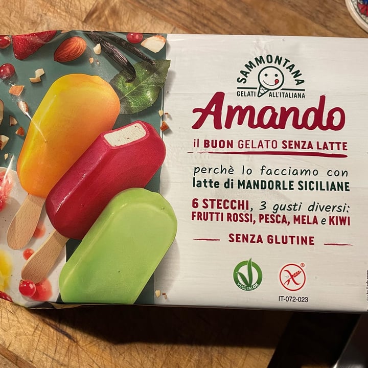 photo of Sammontana Amando 6 Stecchi - Frutti Rossi, Pesca, Mela e Kiwi shared by @lacompagniadialex on  15 Jun 2022 - review