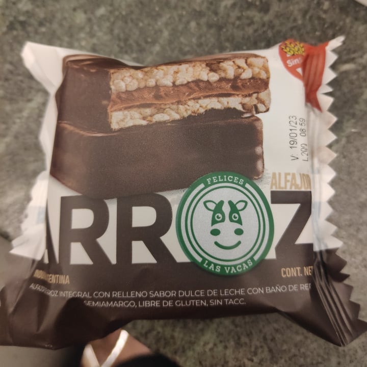 photo of Felices Las Vacas Alfajor De Arroz shared by @ladyrubi on  16 Sep 2022 - review