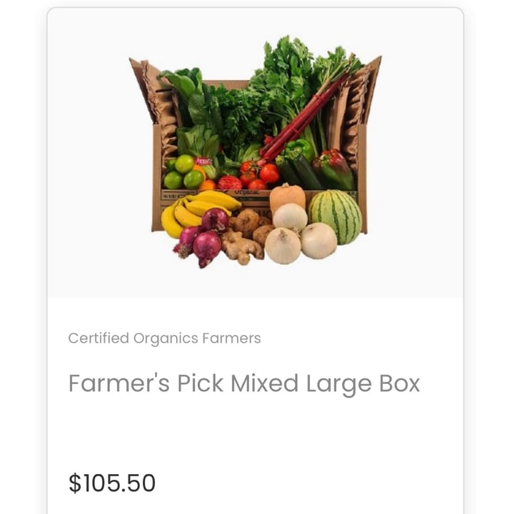 review photo of wyld organics organic farmed veggie & fruit basket shared by @amyirv55 on 19 Oct 2022 - review