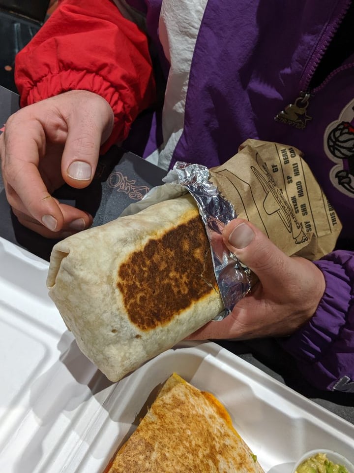 review photo of Burrito Boyz Veggie Burrito shared by @goodeats on 17 Dec 2019 - review