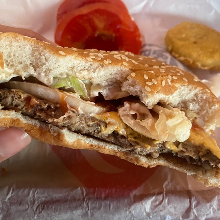 review photo of Burger King burger and nuggets shared by @holoceneperth on 20 Aug 2022 - review
