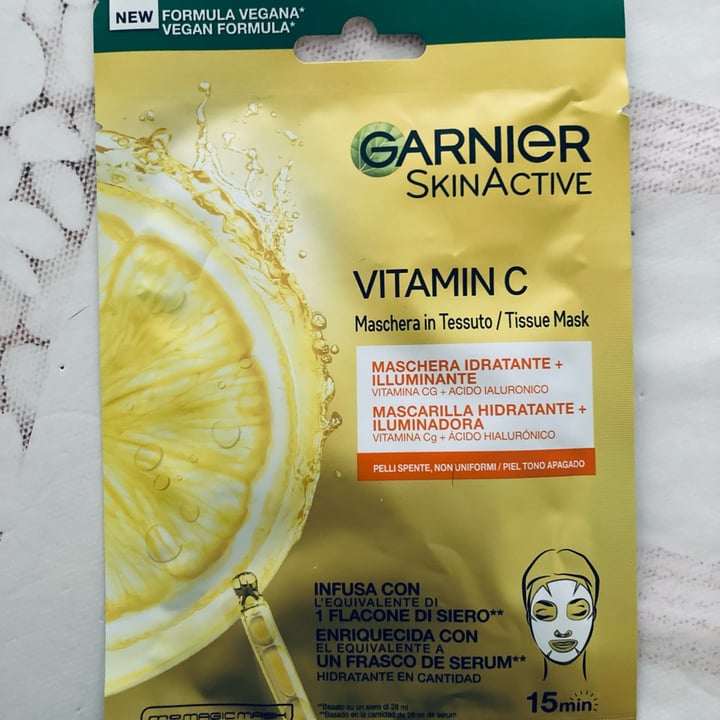 photo of Garnier Maschera skinactive vitamin c shared by @federicathewitch on  27 Feb 2022 - review