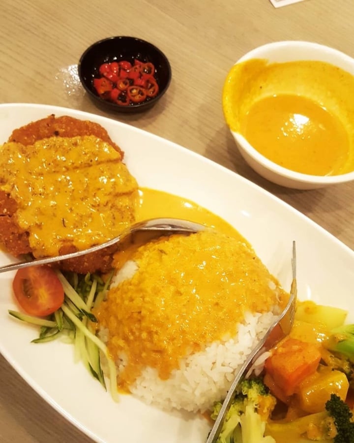 review photo of Truly Vegetarian 非素不可 Chickenless Cutlet Curry Rice shared by @callmeha on 03 Nov 2019 - review