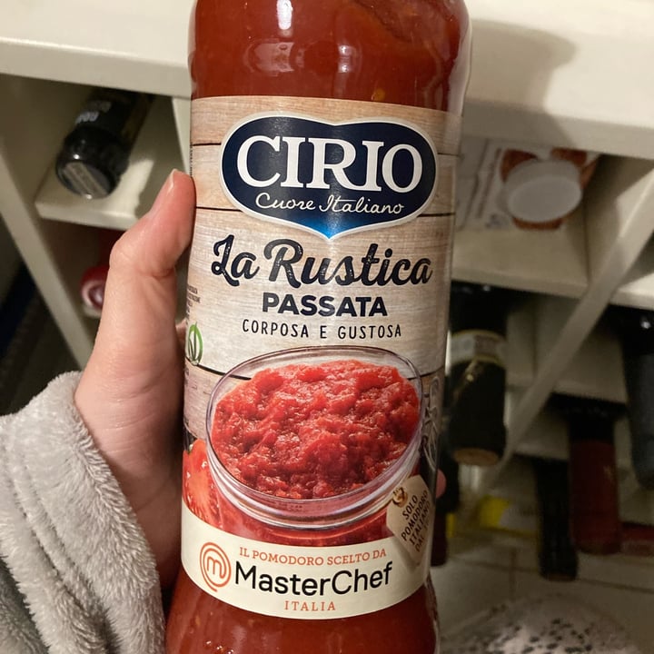 review photo of Cirio Cirio. La Rustica. Passata di pomodoro shared by @myvegjourney on 13 Mar 2022 - review