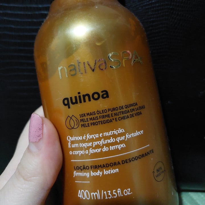 photo of Nativa Spa Hidratante Corporal Quinoa shared by @vilmamima on  25 Apr 2022 - review