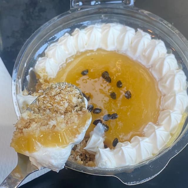 Foto do prato “Pie de maracuya”