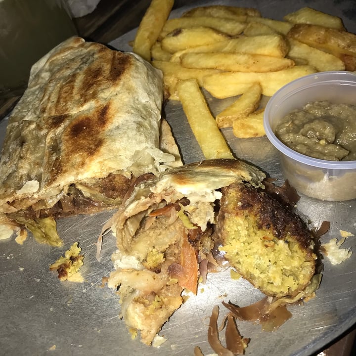 review photo of ForestDan Big Falafel Wrap shared by @catagordon on 25 Apr 2022 - review