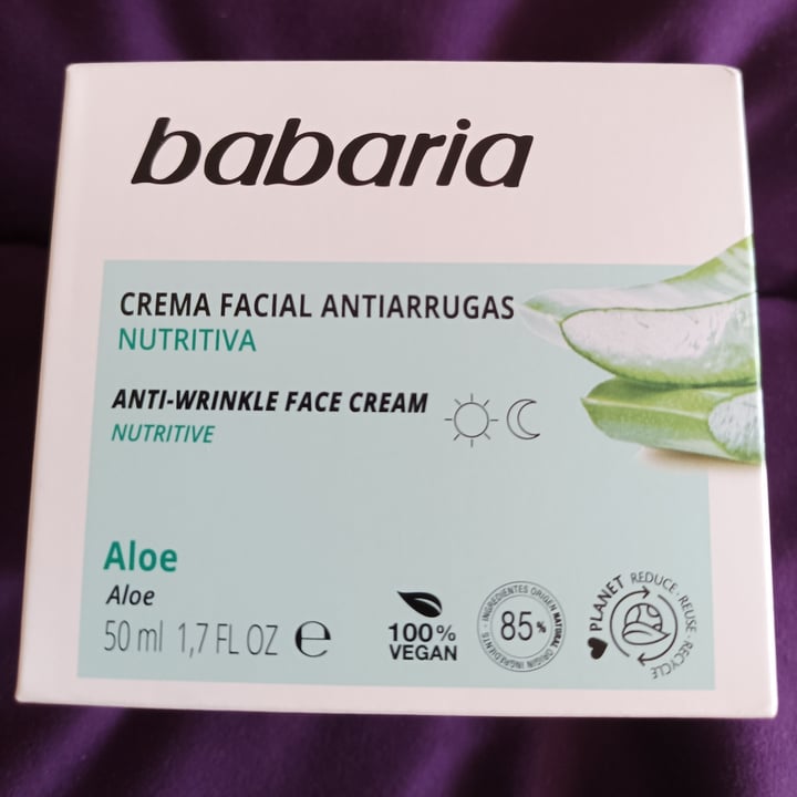 photo of Babaria Bio  Crema facial shared by @chelichurra on  03 Feb 2022 - review