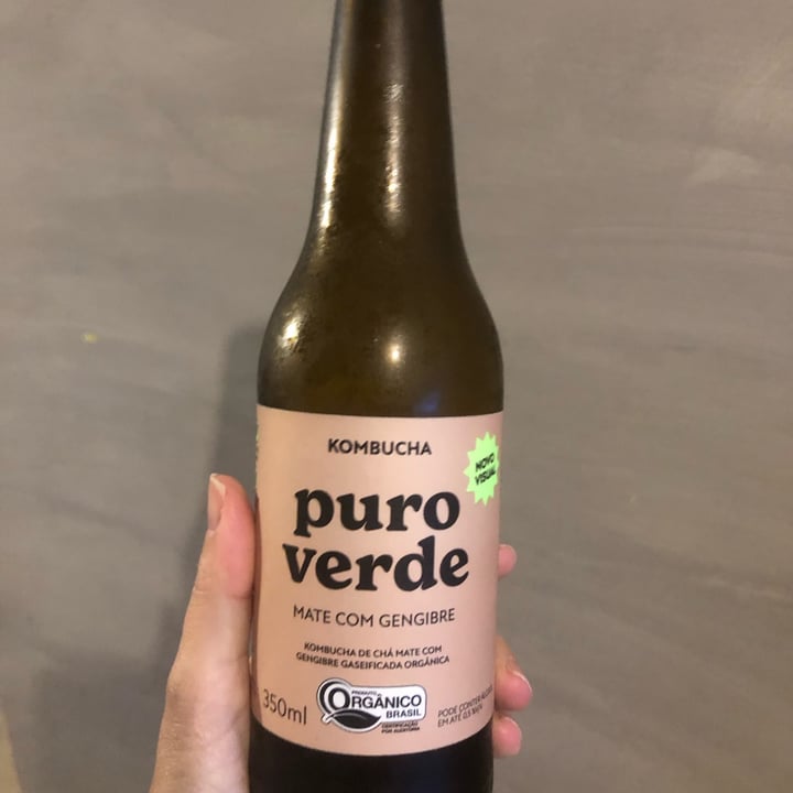 photo of Puro Verde Kombucha Chá mate e Gengibre shared by @marianamarinho on  02 Dec 2022 - review