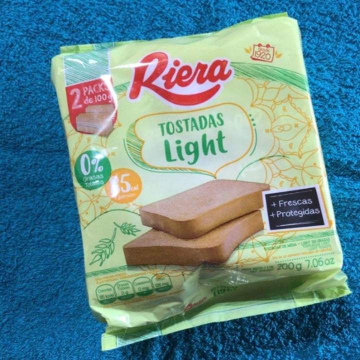 photo of Riera Tostadas light shared by @carinci on  17 Jan 2022 - review