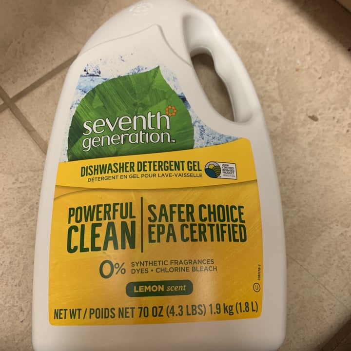 review photo of Seventh Generation Dishwasher liquid soap shared by @dungster69 on 30 Dec 2020 - review