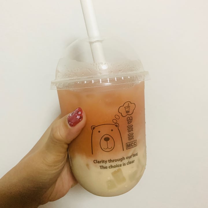 photo of Mong Cha Cha Cafe 梦茶茶 Pink Guava Boba Oat Mylk shared by @loveveggies on  15 Feb 2021 - review