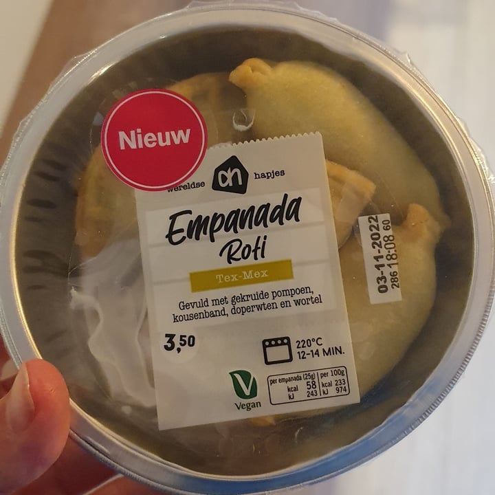 review photo of Albert Heijn AH empanadas roti shared by @veroon on 03 Nov 2022 - review