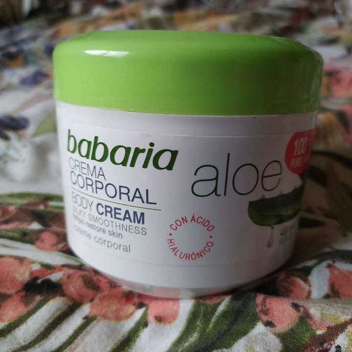 photo of Babaria Bio  Crema Corporal Aloe shared by @hono on  05 Apr 2020 - review
