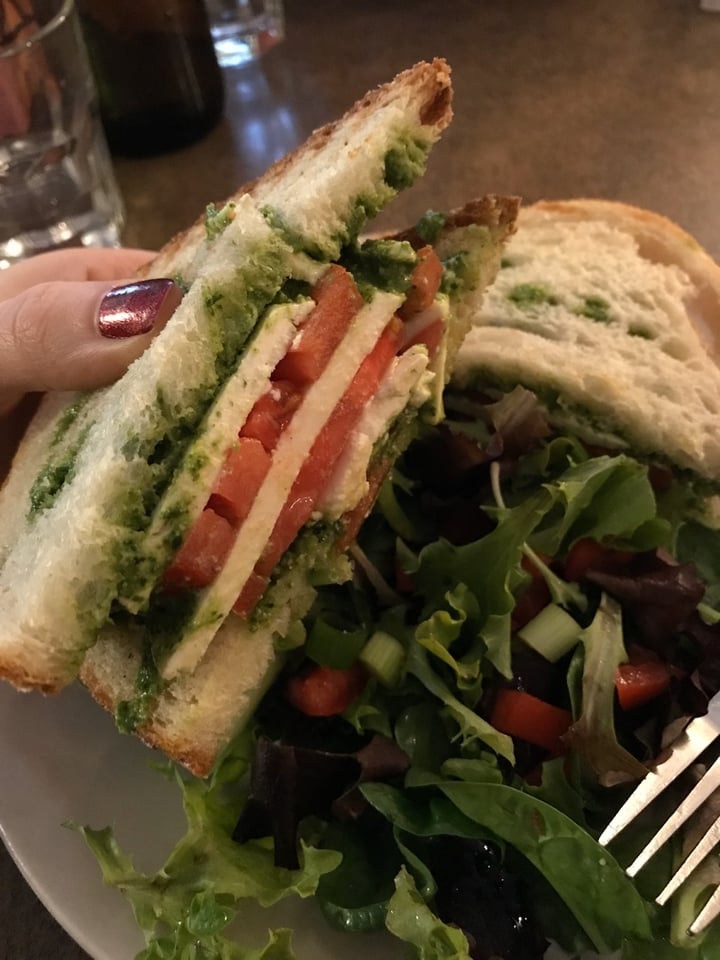 photo of Vtopia All Vegan Restaurant & Cheese Shop Caprese Sandwich shared by @alaina on  13 Nov 2019 - review
