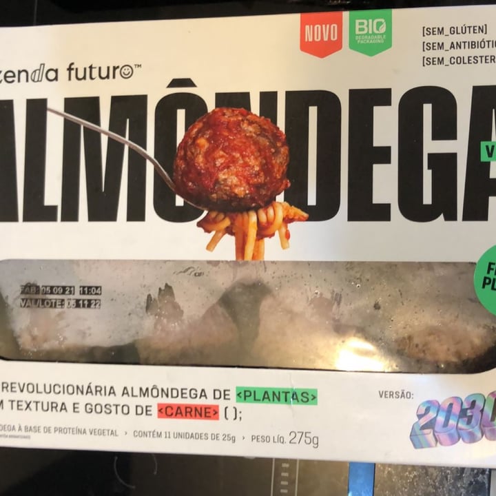 review photo of Fazenda Futuro - Future Farm Almôndega Vegetal shared by @priamaral1975 on 17 Nov 2021 - review
