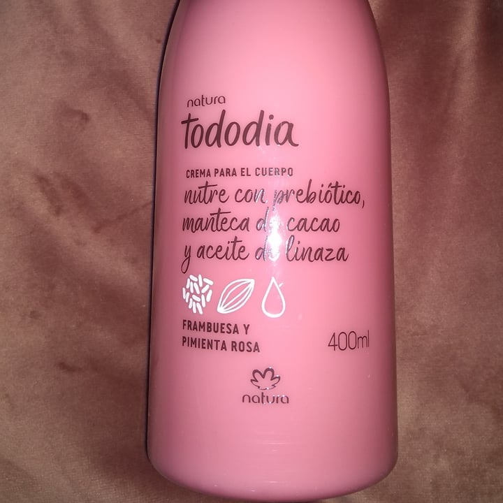 photo of Natura Crema Para El Cuerpo Frambuesa Y Pimienta Rosa  shared by @maritaberger on  06 Nov 2020 - review