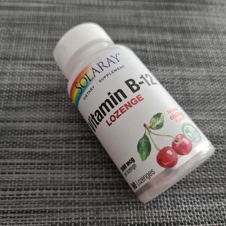 photo of Solaray Vitamin B-12 shared by @cristinaroes on  04 Feb 2021 - review