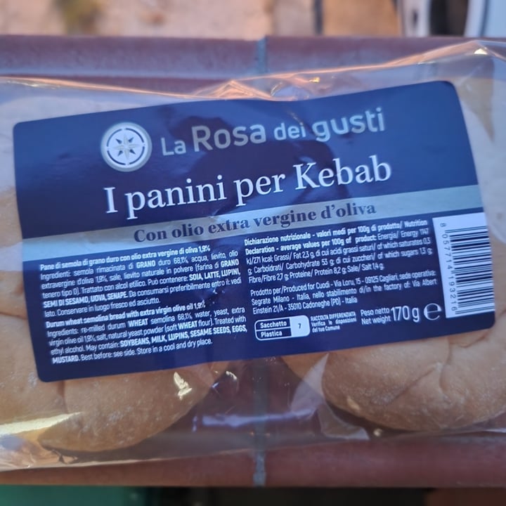 photo of La Rosa Dei Gusti panini per kebab shared by @aliceali on  09 Oct 2022 - review