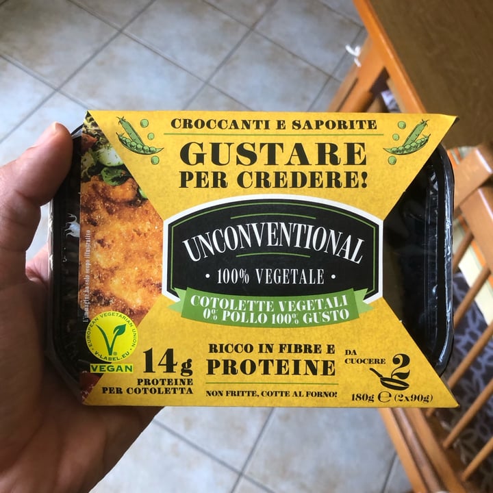 photo of Unconventional Cotolette Vegetali 0% Pollo 100% Gusto shared by @salvatore on  03 Nov 2022 - review
