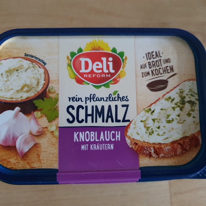 photo of Deli REFORM Rein Pflanzliches Schmalz Mit Knoblauch shared by @femsch on  09 May 2020 - review
