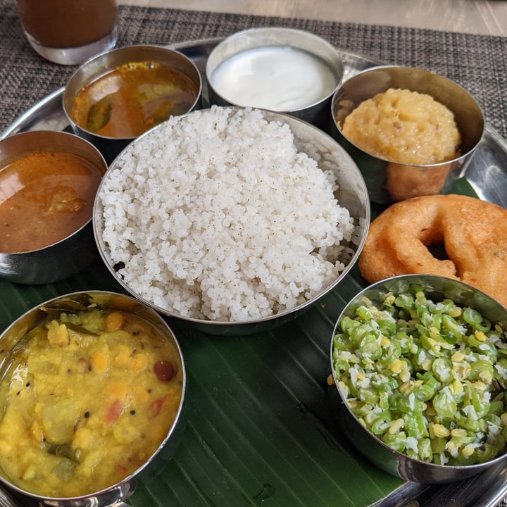 photo of Podi & Poriyal Veganized South Indian Thali shared by @reddishdevil on  03 Dec 2020 - review