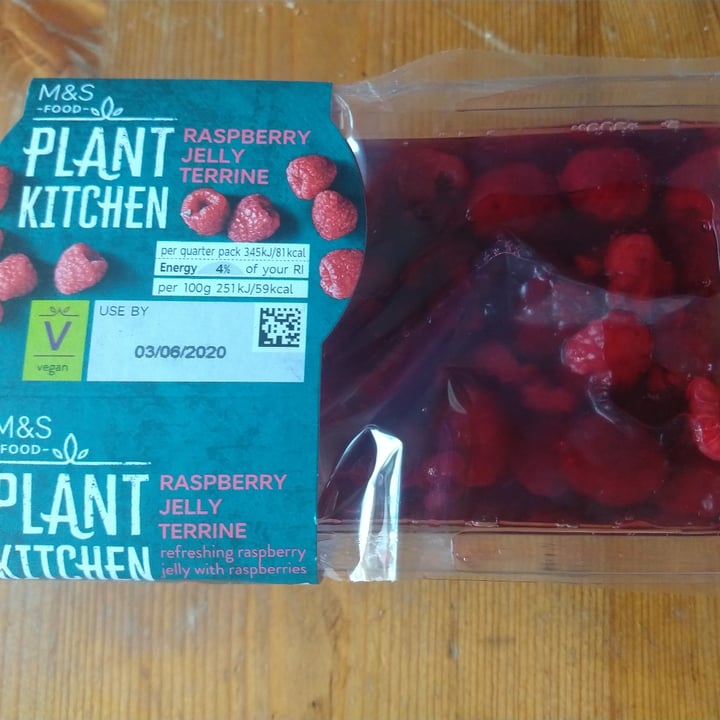photo of Plant Kitchen (M&S) Raspberry Jelly Terrine shared by @carmarthensally on  30 Jul 2020 - review
