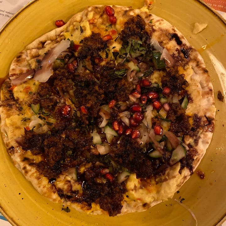 photo of Bendigo Lounge Vegan Keema Mince Flatbread shared by @clarewoods on  22 Nov 2022 - review