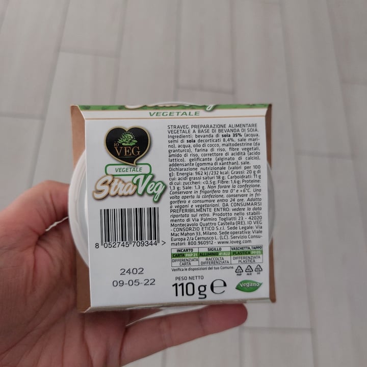 review photo of Straveg Formaggio morbido shared by @giuliabas on 17 Apr 2022 - review