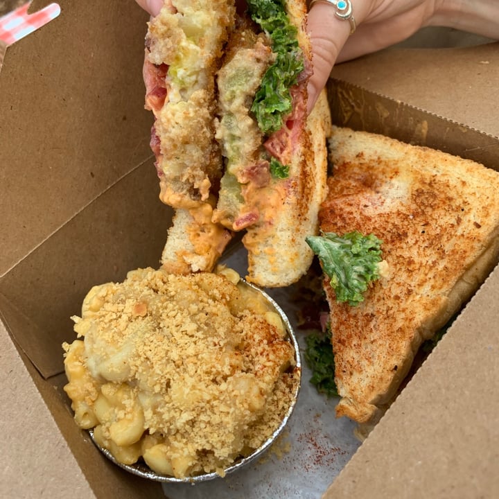 photo of Dharma Fine Vittles Fried Green Tomato shared by @rachelstrickland on  25 Aug 2020 - review