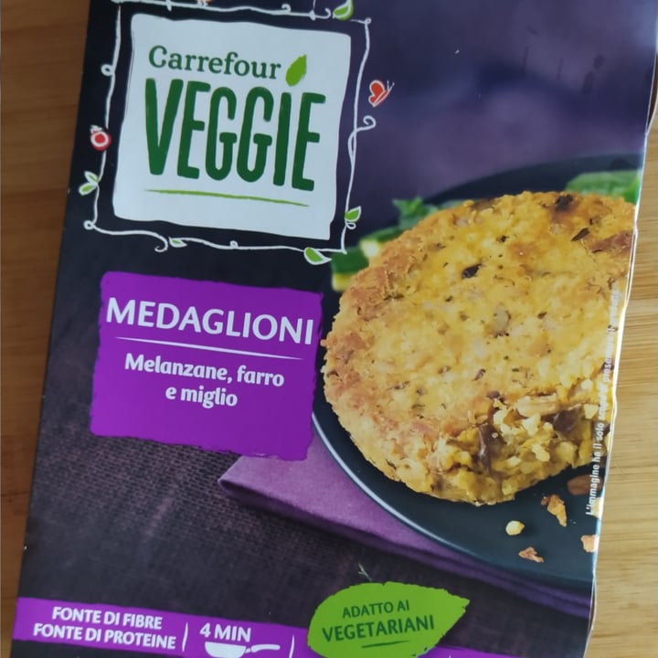photo of Carrefour  Medaglioni melanzane farro e miglio shared by @rosy71 on  10 May 2022 - review