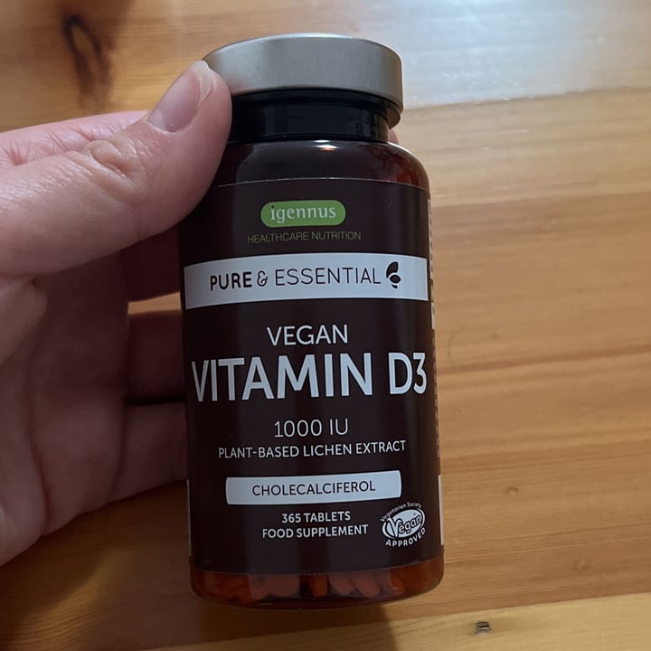 photo of Igennus Pure & Essential Vegan Vitamin D3 1000 IU shared by @tedina on  04 Apr 2022 - review