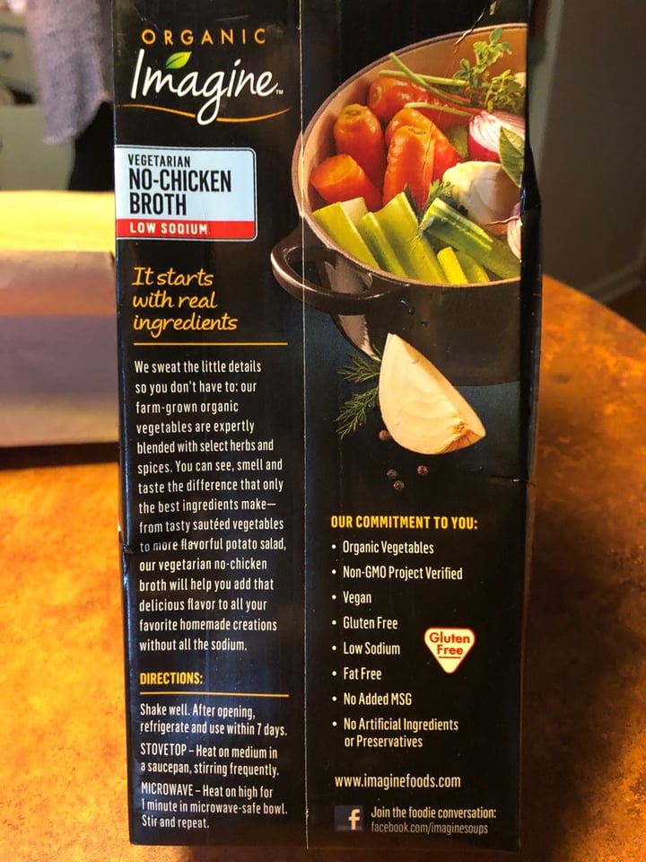 review photo of Imagine Foods No chicken broth low sodium shared by @mair1113 on 23 Feb 2020 - review