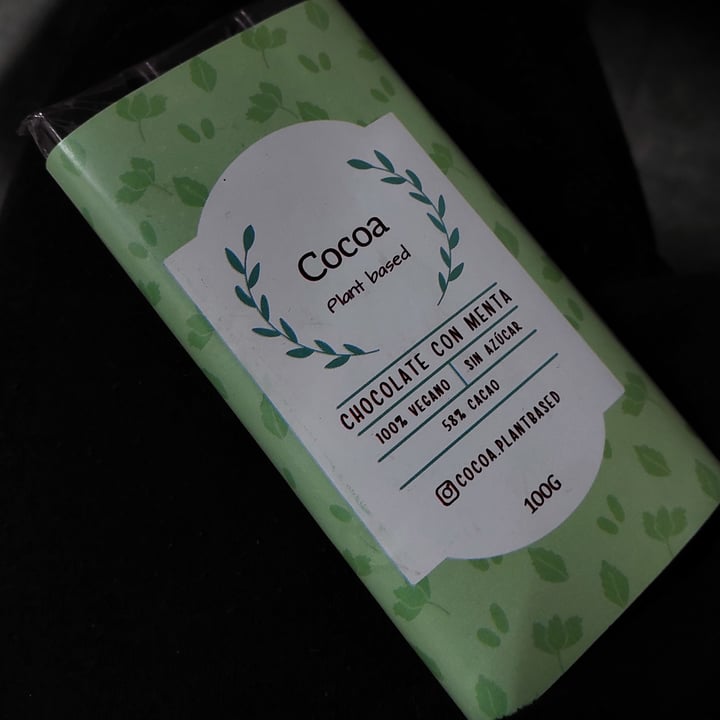 photo of Cocoa Plant Based Chocolate Con Menta shared by @edgarfoviedo on  16 Sep 2021 - review