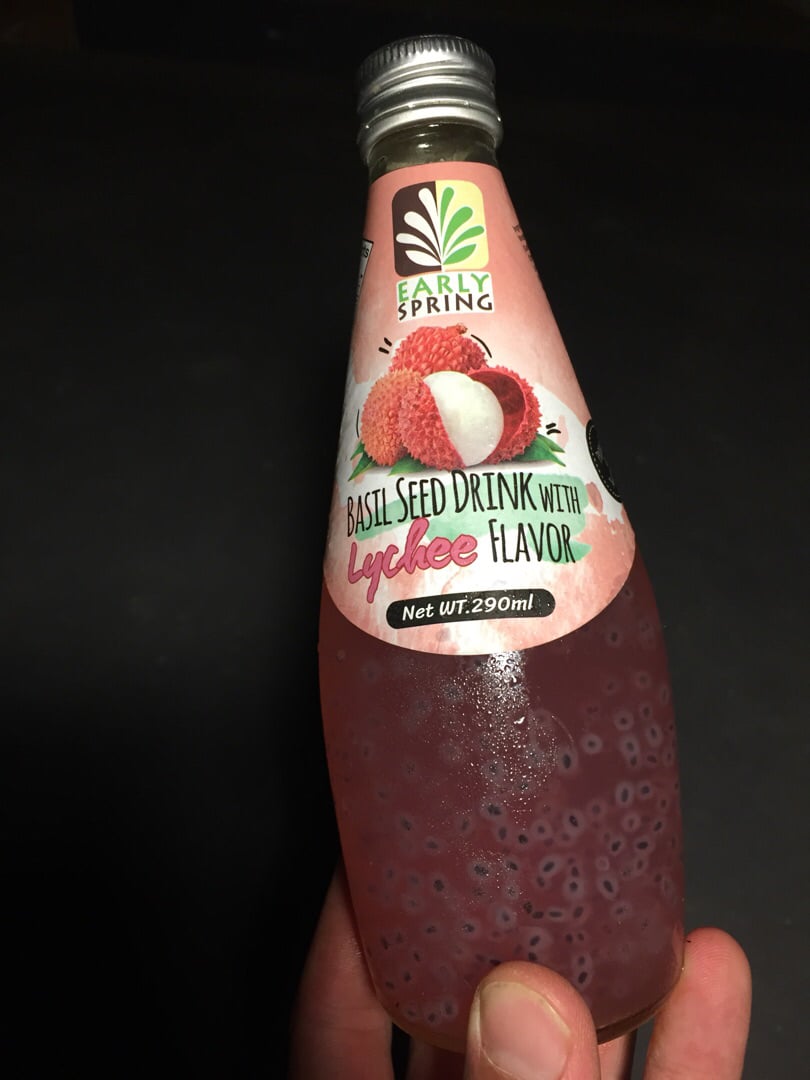 Early Spring Basil Seed Drink With Lychee Flavor Reviews abillion