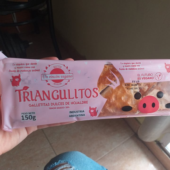 photo of Un Rincón Vegano Triángulitos De Hojaldre shared by @tamaraveganism on  23 Dec 2020 - review