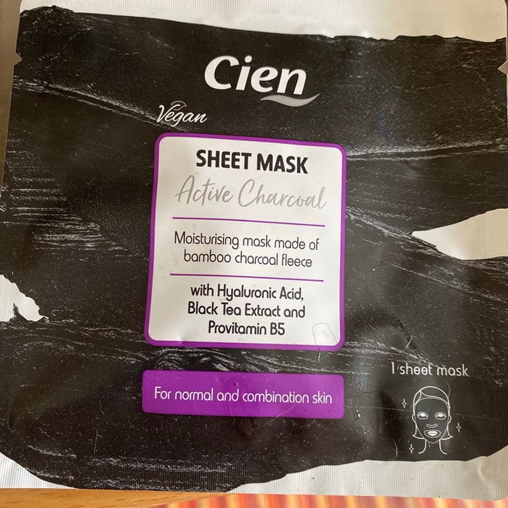 photo of Cien Sheet mask Active Charcoal shared by @missmoonblack on  17 Jul 2021 - review