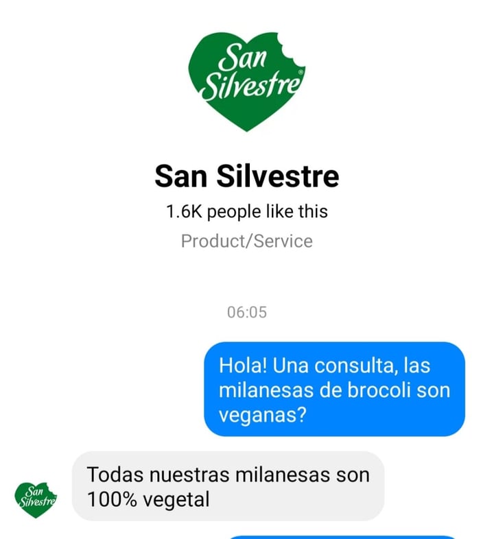 photo of San Silvestre Milanesa de Brócoli shared by @carozeta on  05 Jan 2020 - review