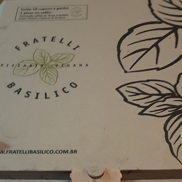 photo of Fratelli Basilico Pizzaria Vegana Pizza 4 queijos shared by @carlafernandes on  02 Jun 2022 - review