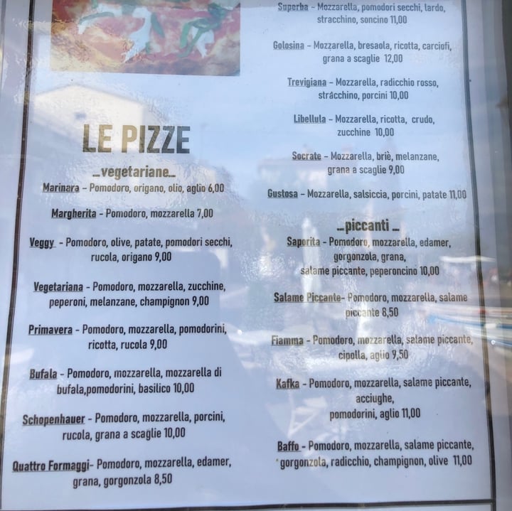 photo of Osteria Enoteca la Roche Veggy Pizza shared by @juliageyer on  29 Aug 2020 - review