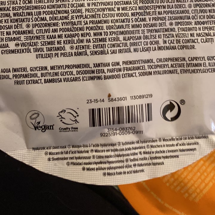 photo of PS... Hydrating Hyaluronic Acid Sheet Mask shared by @giulia1995 on  30 Jul 2022 - review