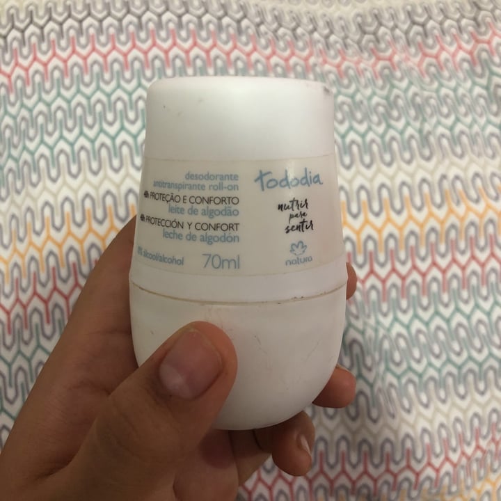 photo of Natura Desodorante Antitranspirante Roll-on Proteccion y Confort Tododia shared by @veganaenperuu on  03 Jun 2020 - review