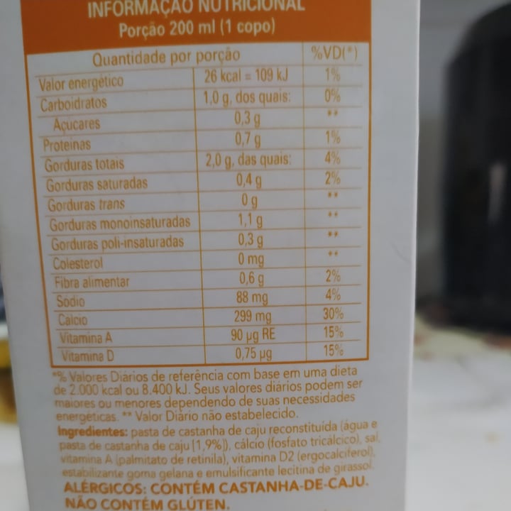 review photo of Nature's Heart Leite De Castanha De Caju shared by @camsoube on 29 May 2022 - review